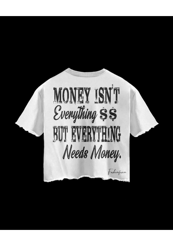 Money Vision Liberty streetwear graphic tee with Statue of liberty and money design by Fashion Fusion.